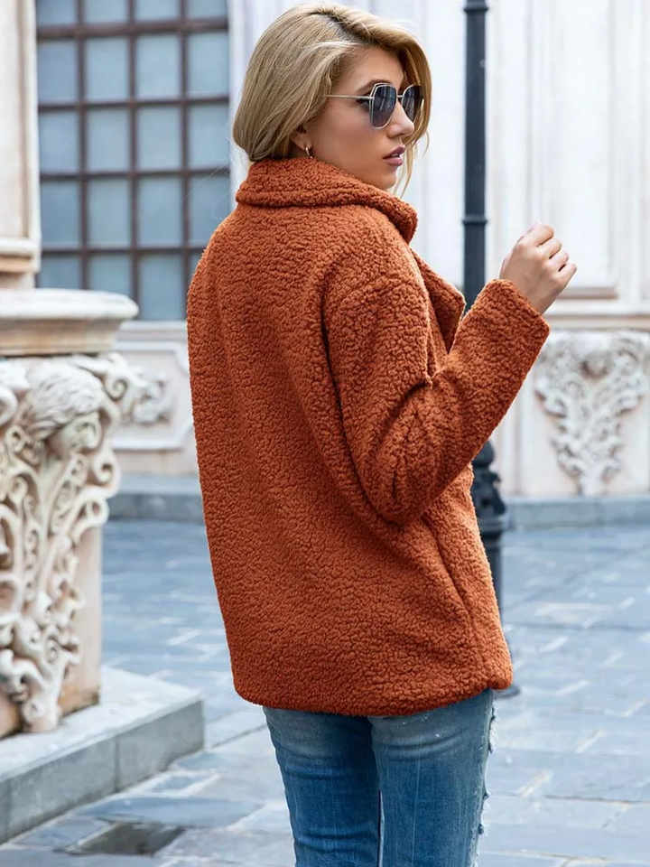 Tanja | Kuscheliger Stylischer Teddy-Jacke Damen - Elle Zürich