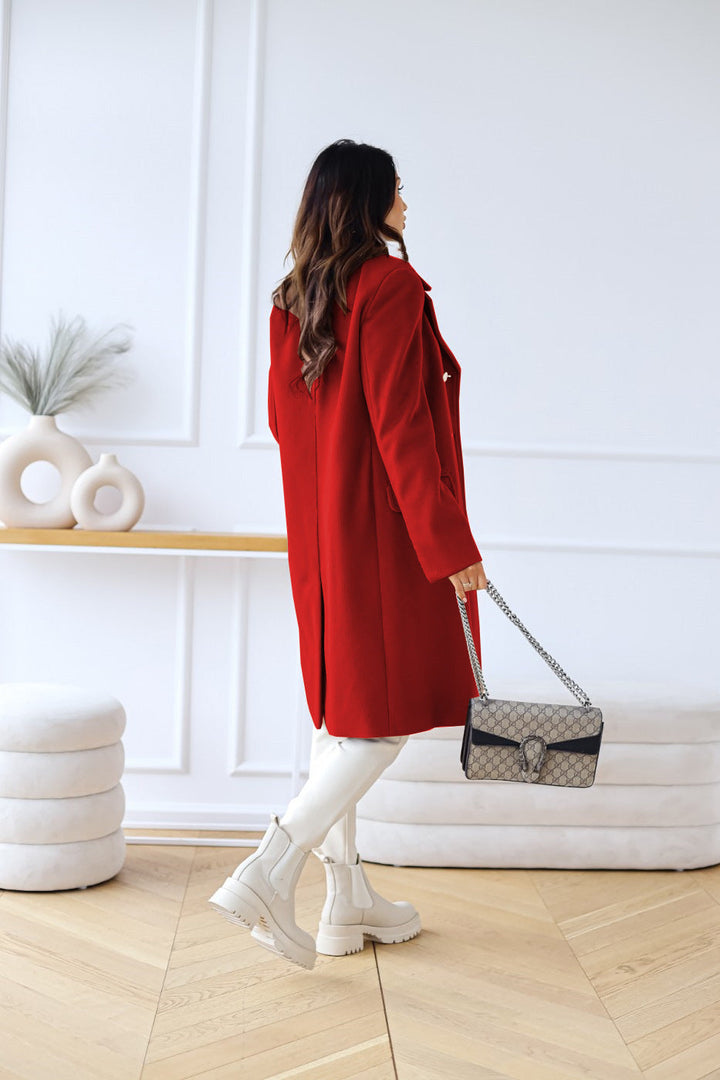 Sandra | Damen Winter Zweireihiger Mantel - Elle Zürich