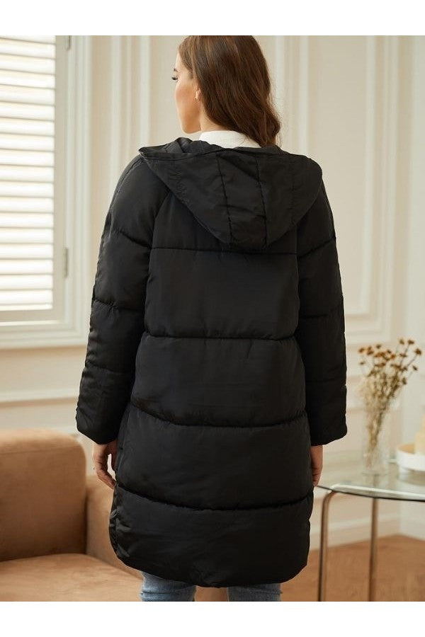 Laura | Damen Winter-Steppmantel mit Kapuze - Elle Zürich