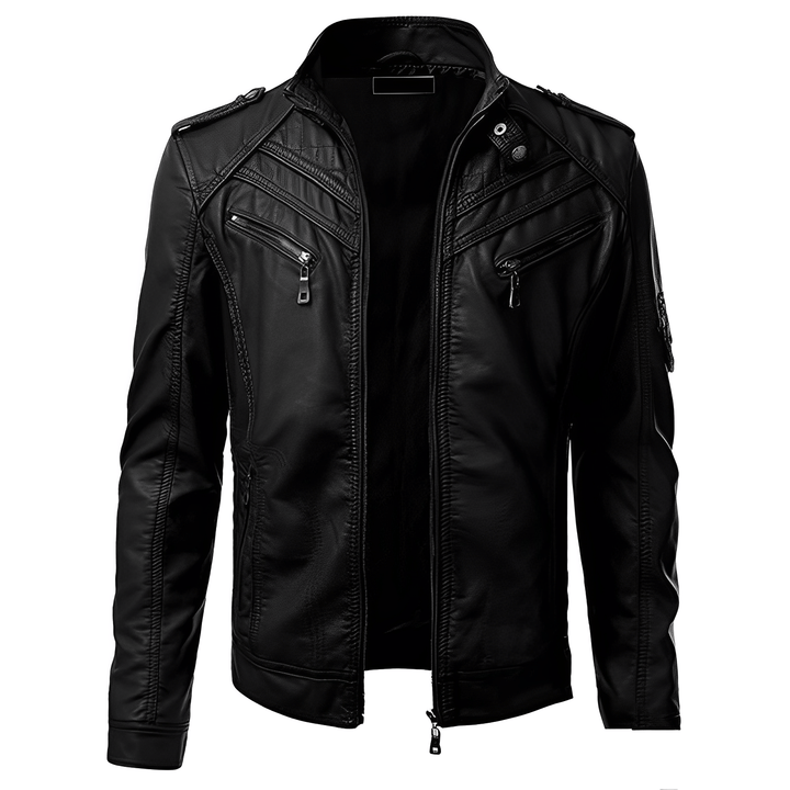 Georg | Herren Slim Fit Kunstlederjacke - Elle Zürich