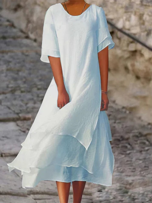 Jessica | Leichtes Kleid mit Kurzarm - Elle Zürich