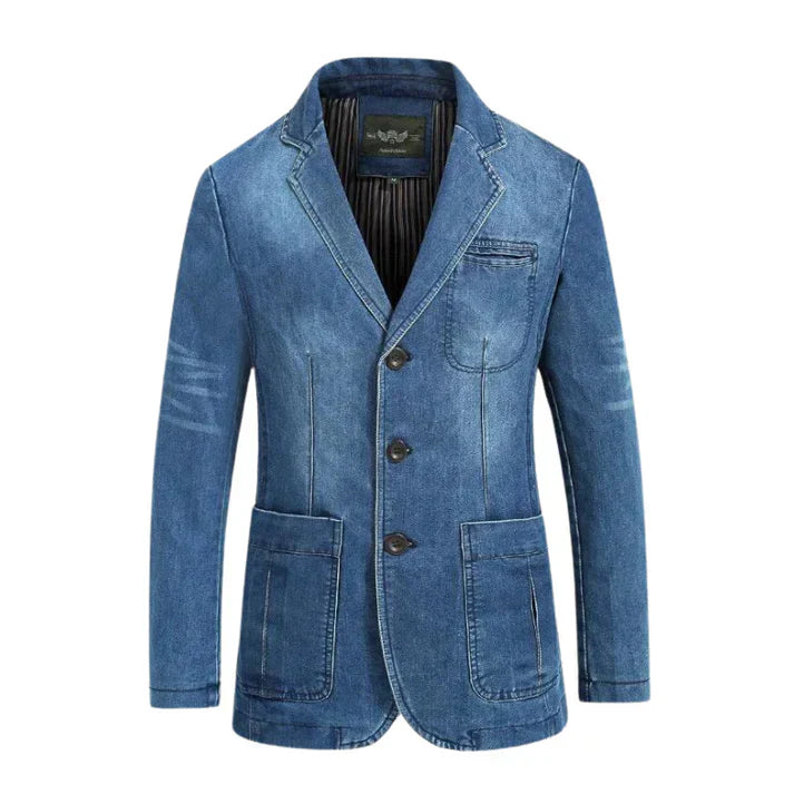 Stefan | Herren Denim-Blazer für einen Lässigen Look