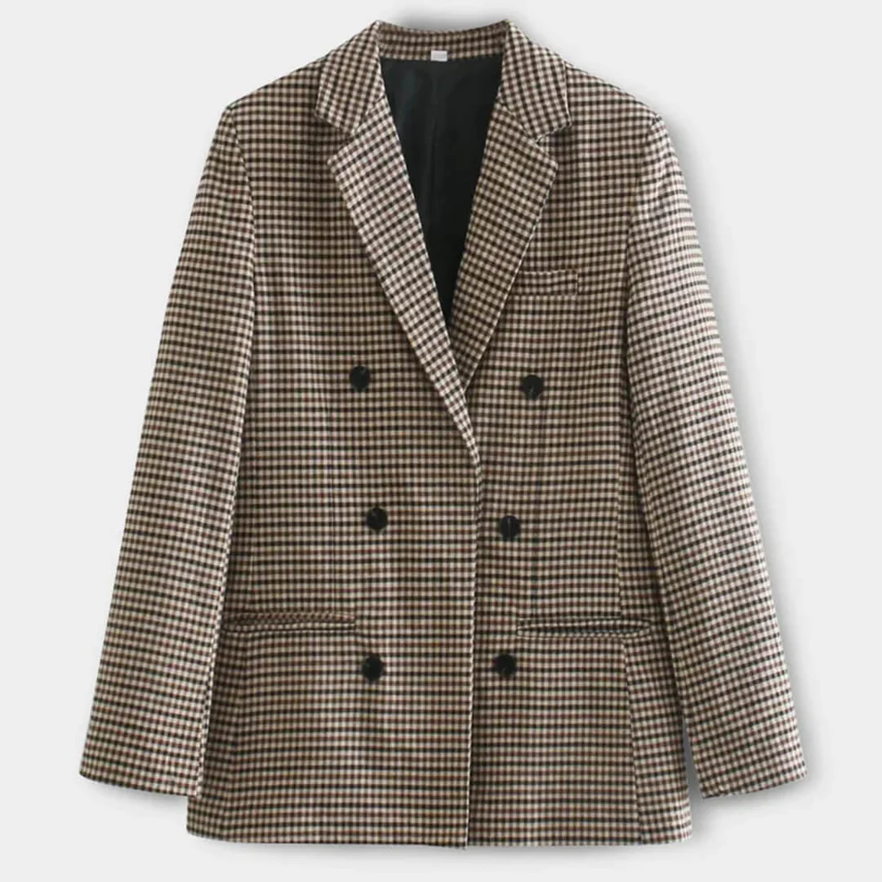 Claudia | Damen Winter-Doppelreiherblazer - Elle Zürich