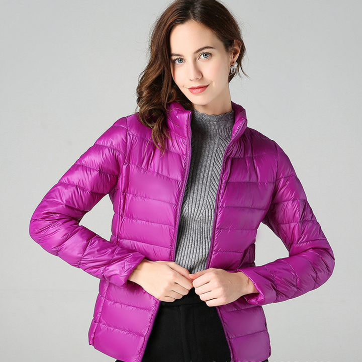 Sabina | Leichte Damen Winter-Pufferjacke mit Reißverschluss - Elle Zürich