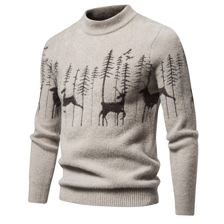 Johann | Herren Wintersweater mit Rentiermuster - Elle Zürich