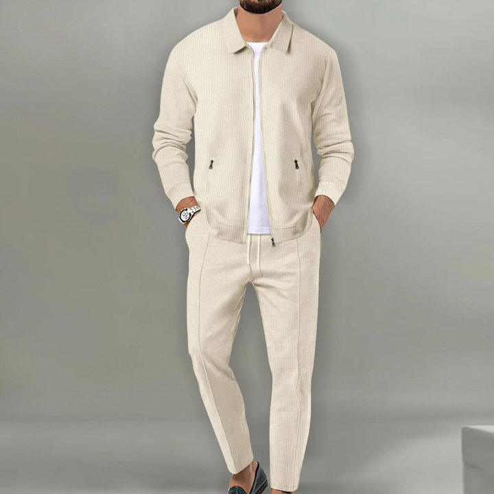 Florian | Herren Casual Zip-Up Jacken und Hosen Set - Elle Zürich