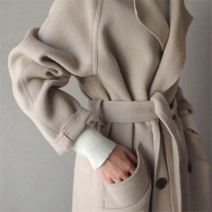 Lydiaa | Damen Oversized Langmantel mit Seitentaschen - Elle Zürich