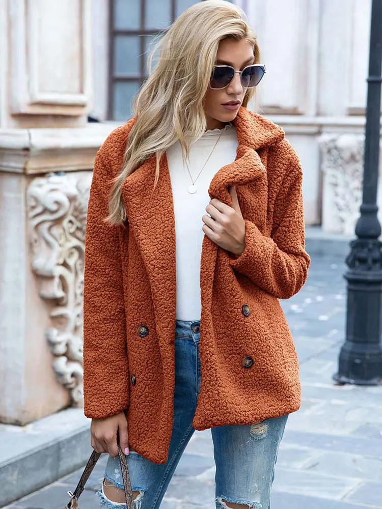 Tanja | Kuscheliger Stylischer Teddy-Jacke Damen - Elle Zürich