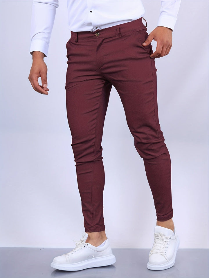 Jürgen | Slim Fit Herren Formelle Stretchhose - Elle Zürich