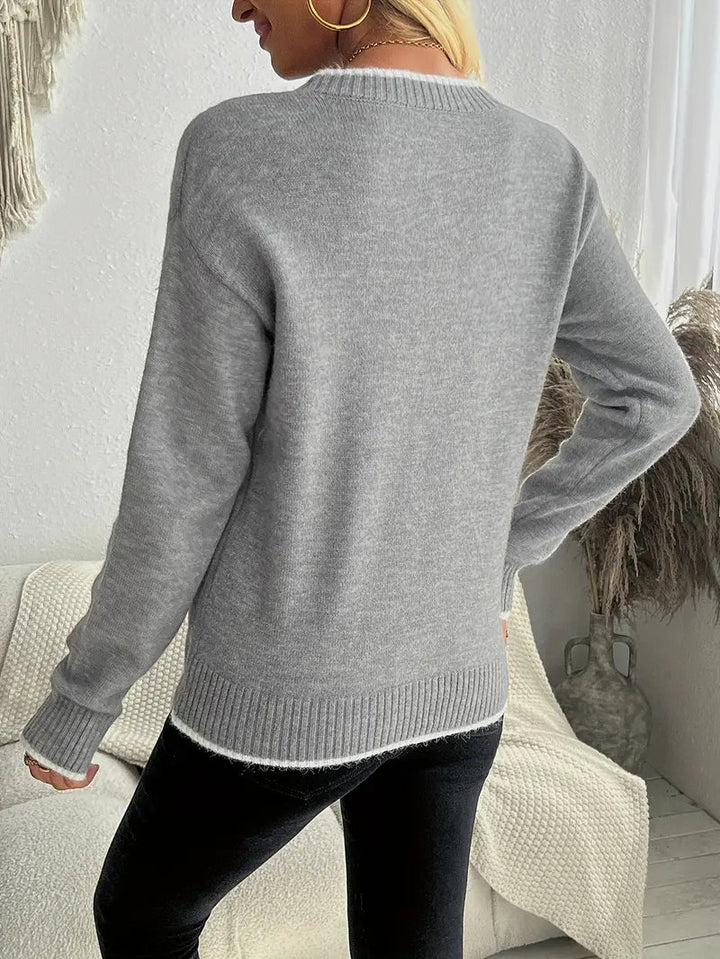 Viviane | Lässiger Pullover mit Print für Damen - Elle Zürich