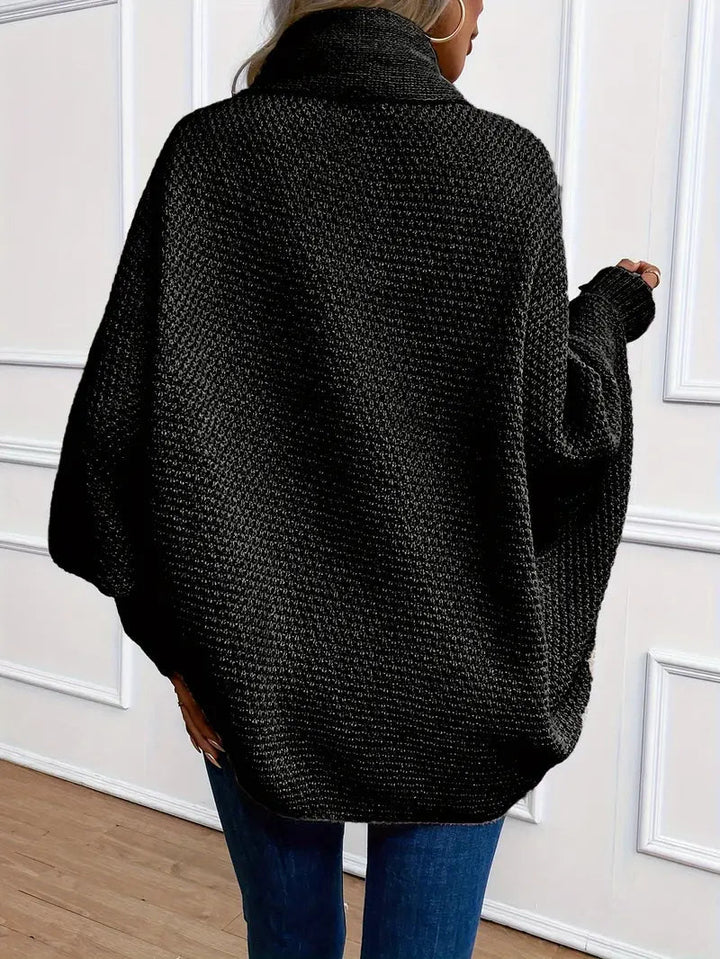 Andrea | Damen Winter-Cardigan mit Rippärmeln - Elle Zürich