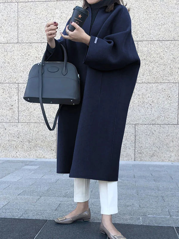 Angela | Damen Winter-Langmantel im minimalistischen Stil - Elle Zürich