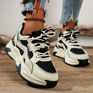 Anna | Damen Chunky Sneakers mit Mesh und Gummisohle - Elle Zürich