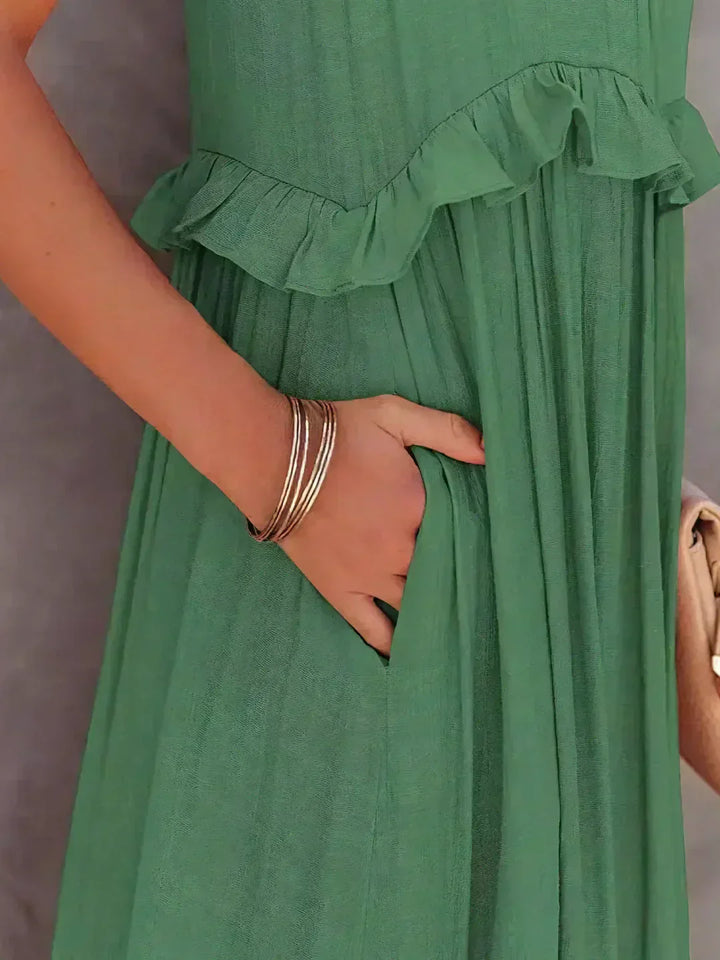 Viola | Elegantes Maxi-Sommerkleid - Elle Zürich