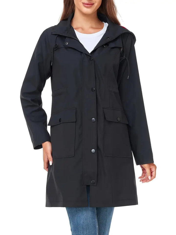 Carmen | Damen Winterjacke mit Kapuze und Taschen - Elle Zürich
