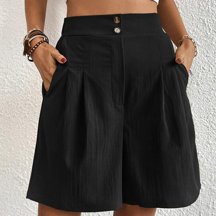 Ursula | Stylische Plissierte High-Waist-Shorts - Elle Zürich