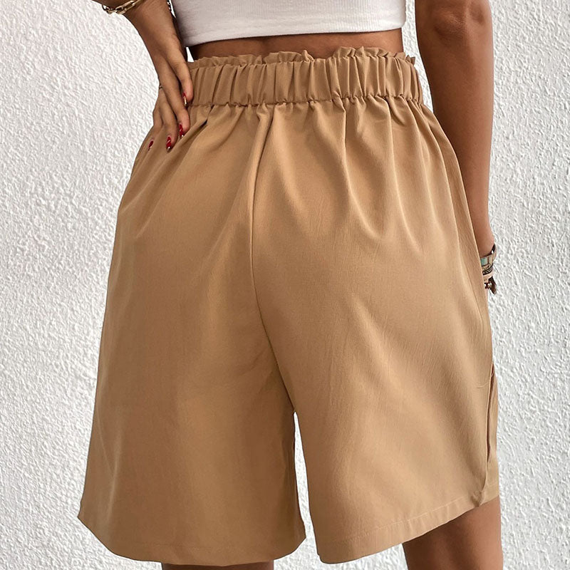 Ursula | Stylische Plissierte High-Waist-Shorts - Elle Zürich
