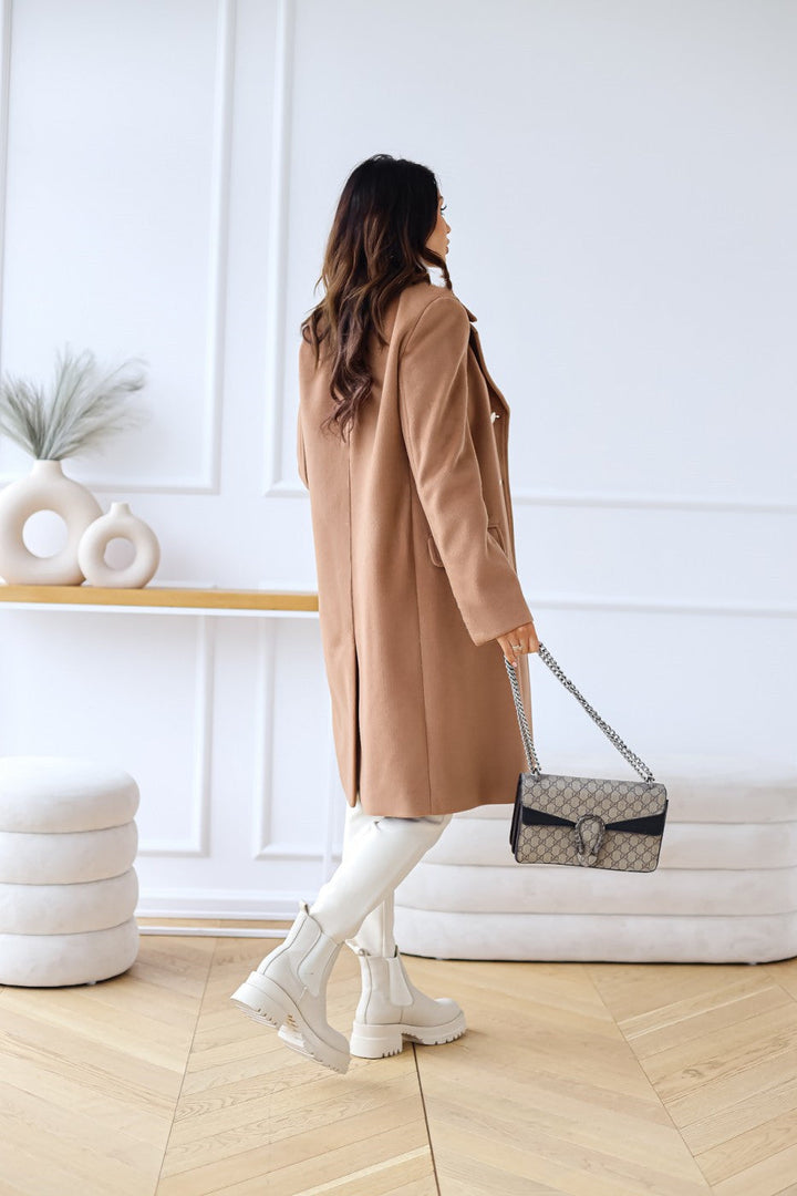 Sandra | Damen Winter Zweireihiger Mantel - Elle Zürich