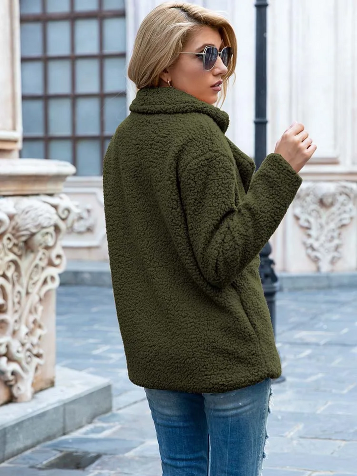 Tanja | Kuscheliger Stylischer Teddy-Jacke Damen - Elle Zürich