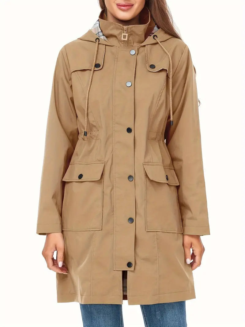 Carmen | Damen Winterjacke mit Kapuze und Taschen - Elle Zürich