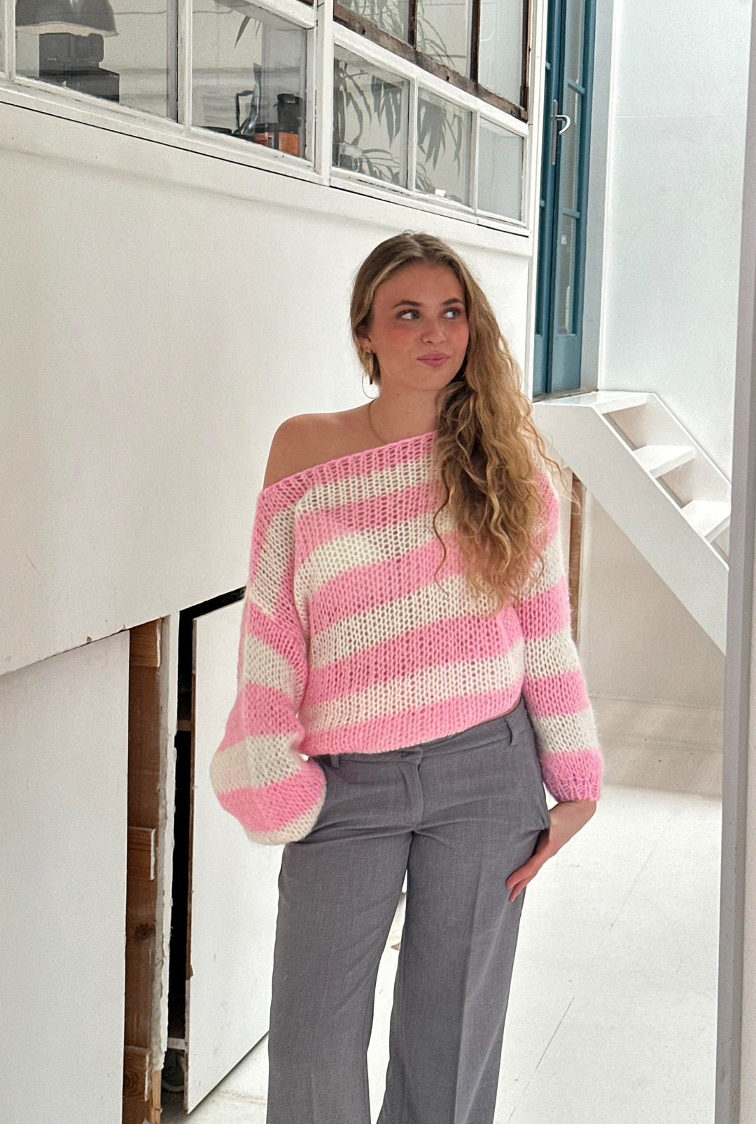 Lydia | Stylischer Gestreifter Pullover für Damen - Elle Zürich
