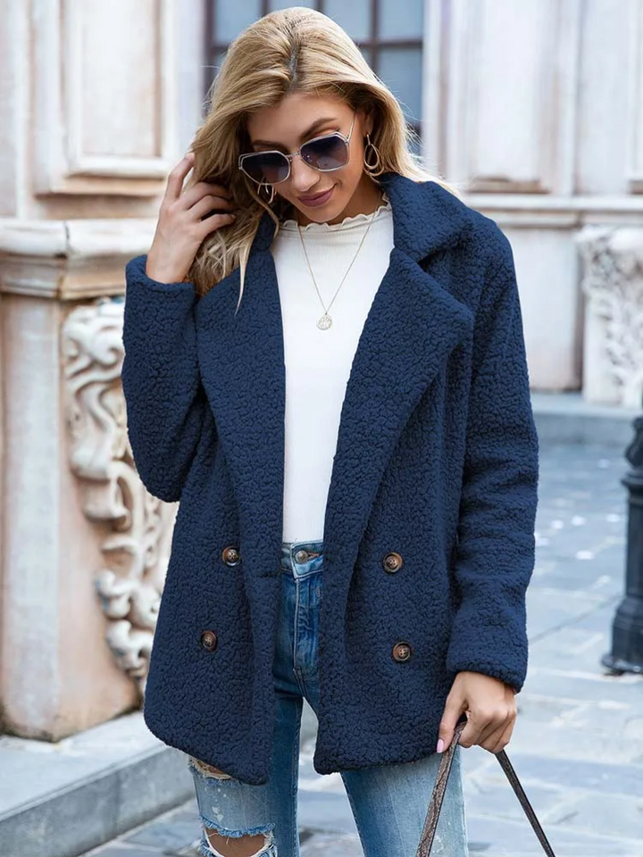 Tanja | Kuscheliger Stylischer Teddy-Jacke Damen - Elle Zürich