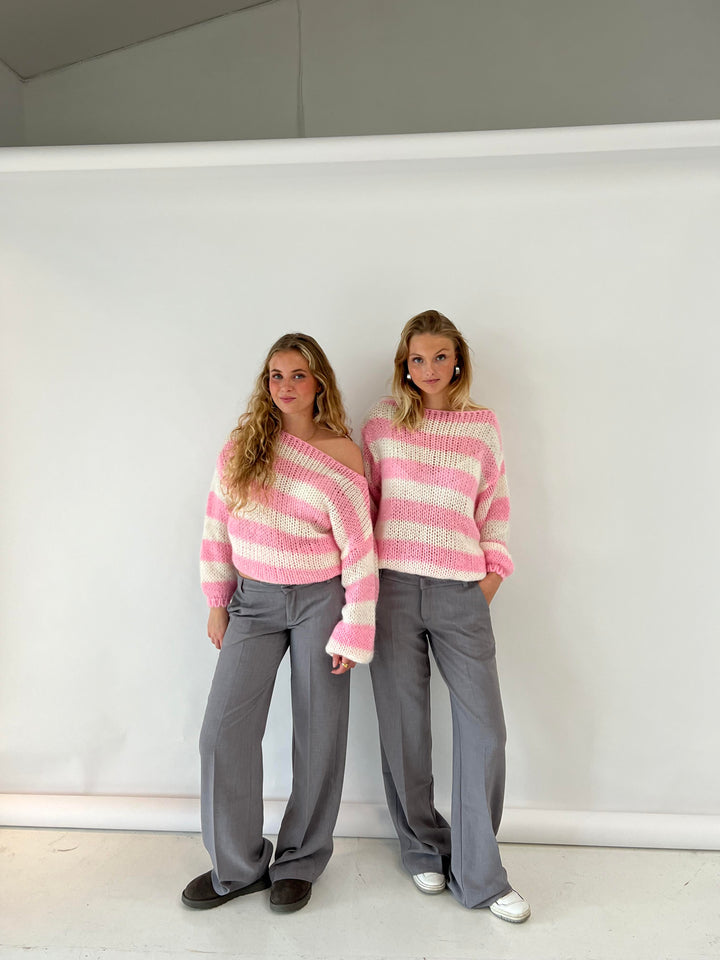 Lydia | Stylischer Gestreifter Pullover für Damen - Elle Zürich