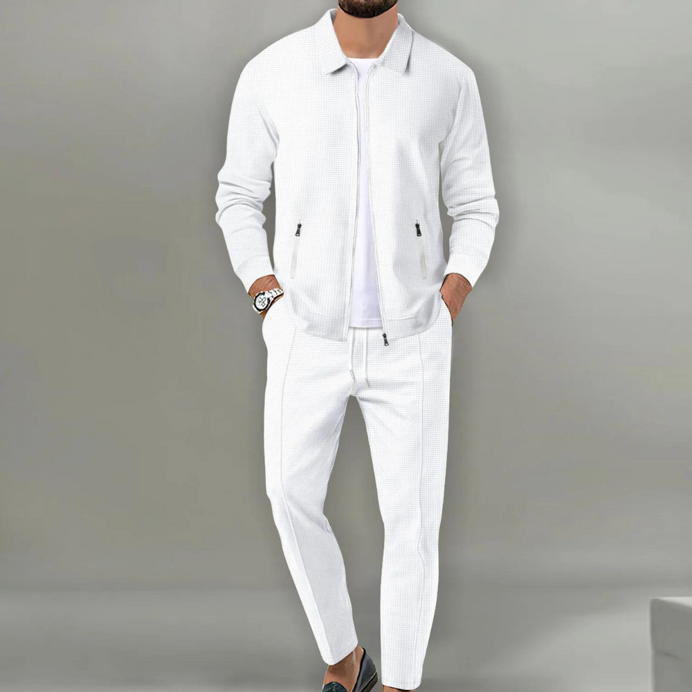 Florian | Herren Casual Zip-Up Jacken und Hosen Set - Elle Zürich