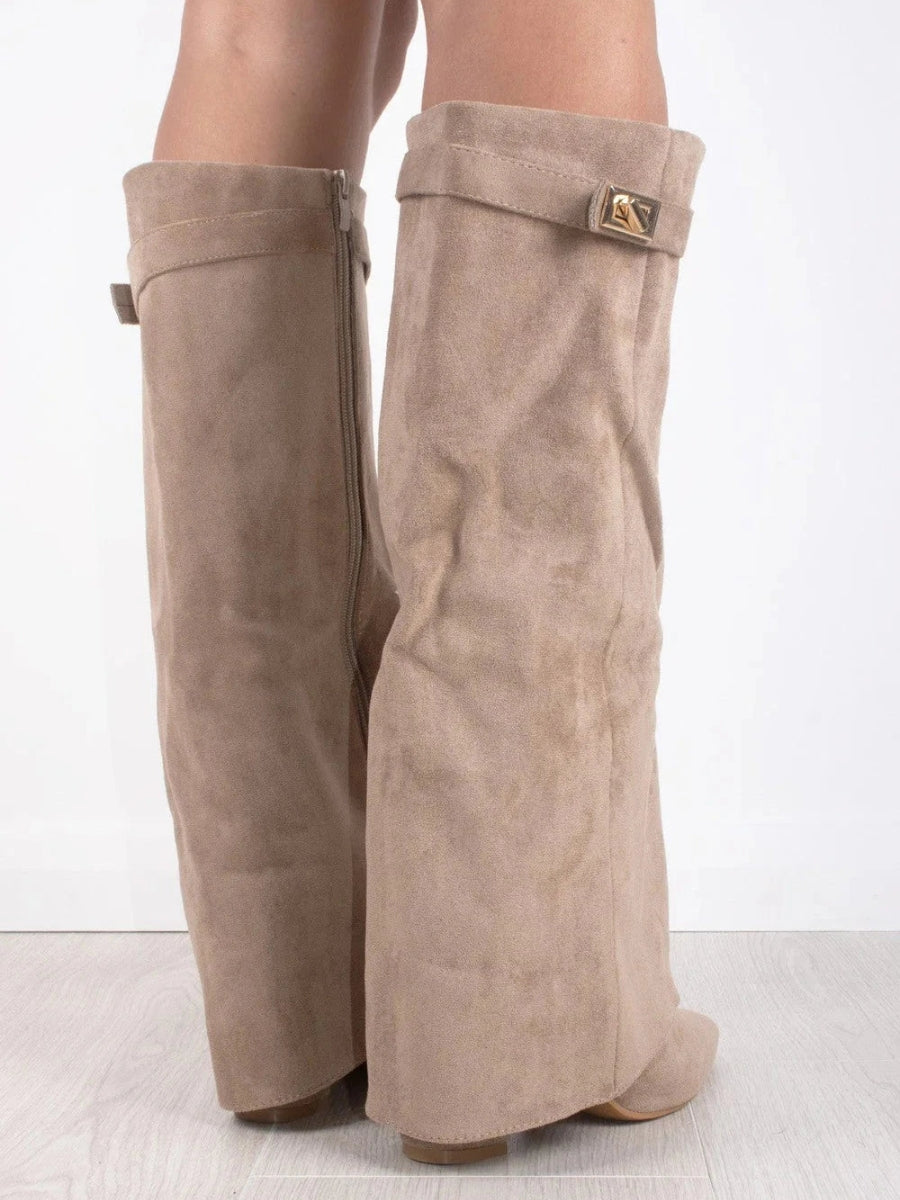 Susanne | Spitzzehen Knielange Stiefel Damen