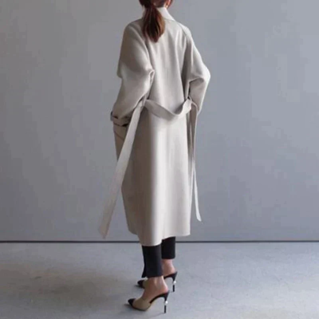 Lydiaa | Damen Oversized Langmantel mit Seitentaschen - Elle Zürich