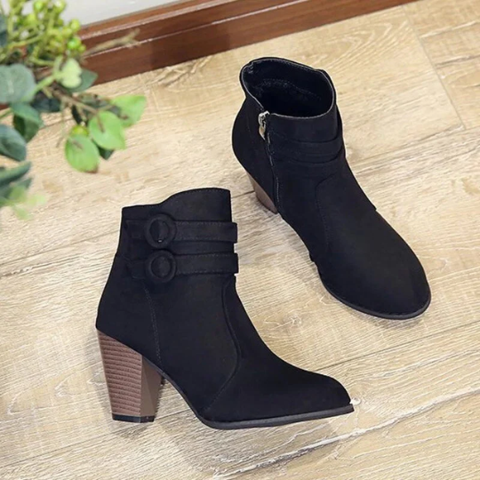 Victoria | Damen Elegante Kurze Absatzstiefel
