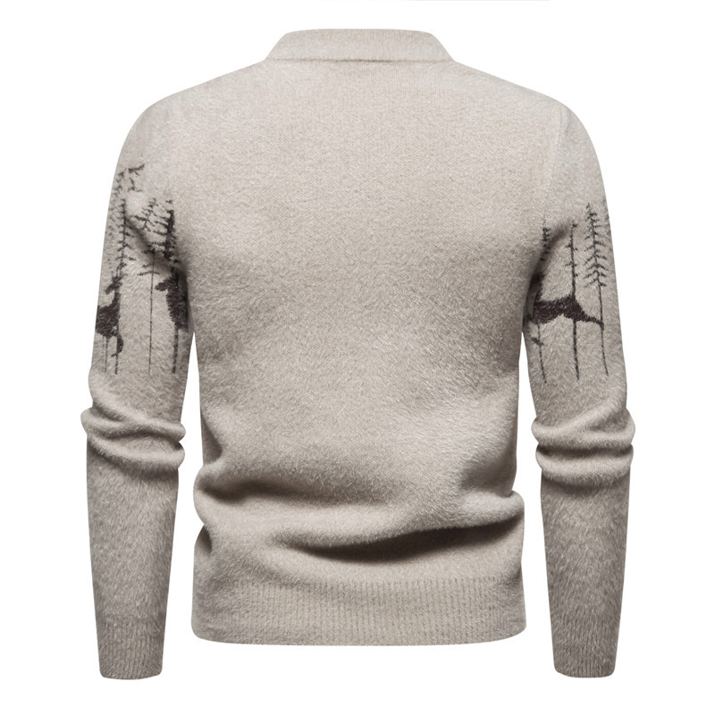 Johann | Herren Wintersweater mit Rentiermuster - Elle Zürich