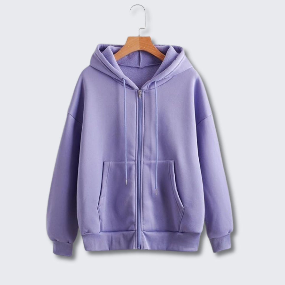 Lara | Stylischer Freizeit-Hoodie mit Reißverschluss - Elle Zürich