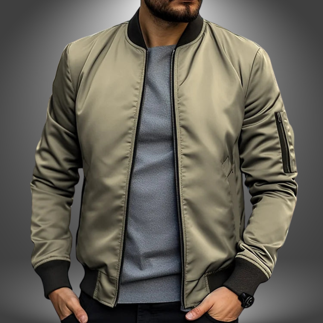 Stefan | Leichte Herrenjacke mit Windschutz - Elle Zürich