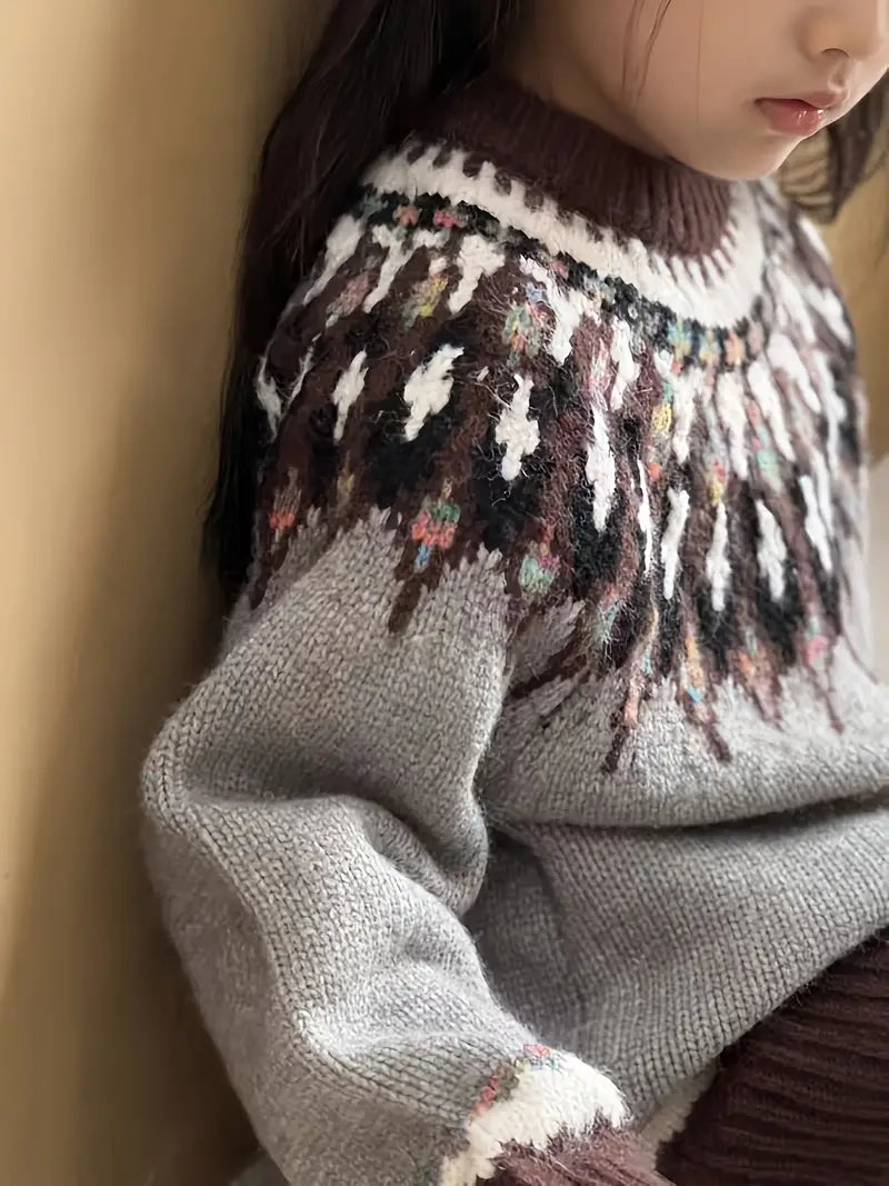 Daniela | Damen Gemütlicher Winterstrickpullover - Elle Zürich