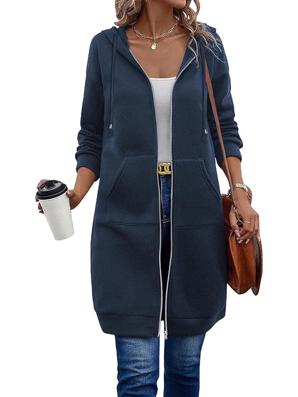 Gabriela | Damen Lange Winterjacke mit Kapuze - Elle Zürich