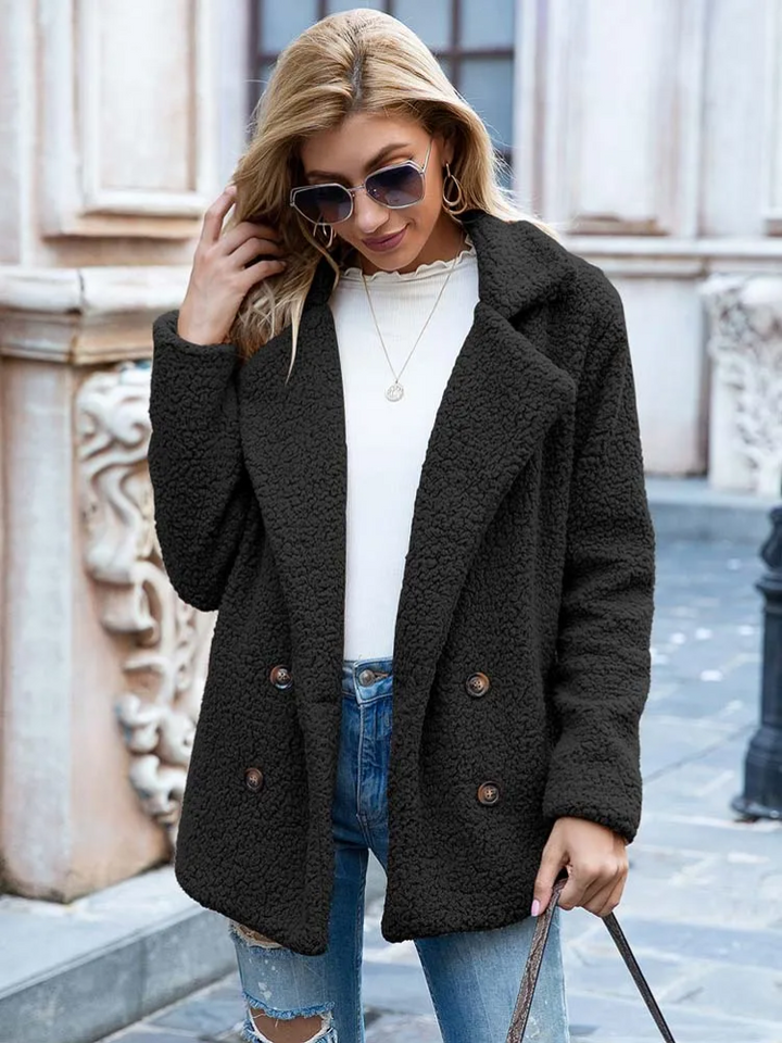 Tanja | Kuscheliger Stylischer Teddy-Jacke Damen - Elle Zürich