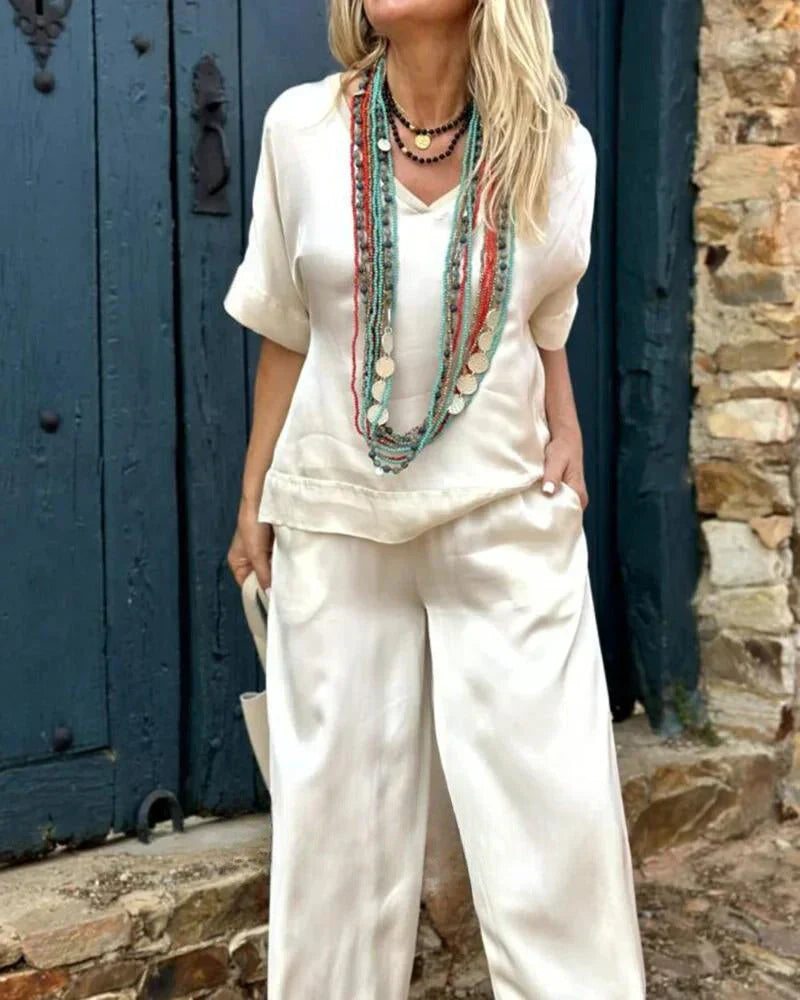 Sabina | Stylisches Lässiges Hosen-Set - Elle Zürich