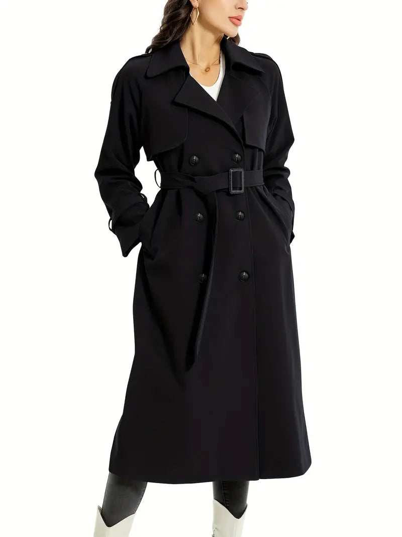 Birgit | Damen Winter-Trenchcoat mit Gürtel - Elle Zürich