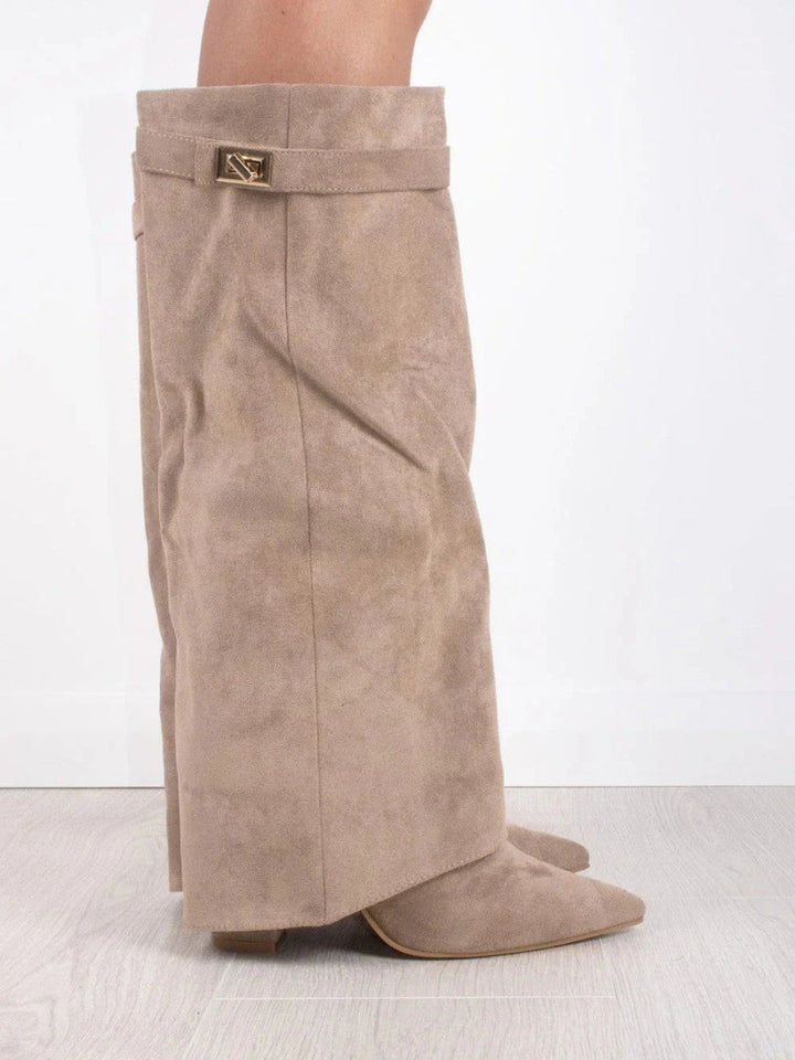 Susanne | Spitzzehen Knielange Stiefel Damen