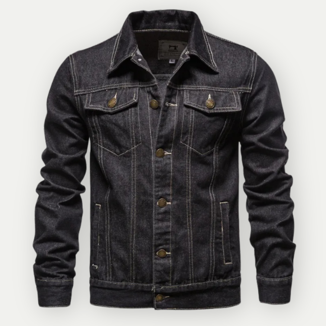 Nils | Herren Winter-Denimjacke mit warmem Futter - Elle Zürich