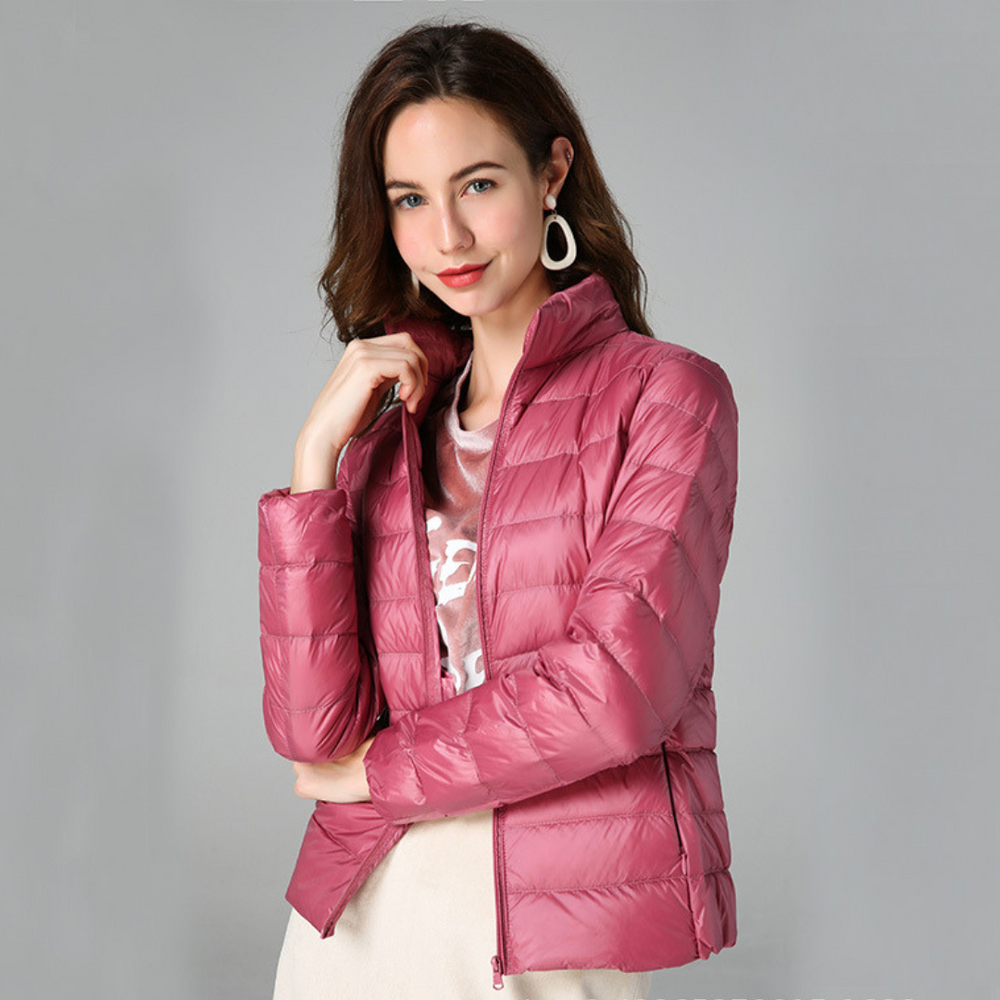 Sabina | Leichte Damen Winter-Pufferjacke mit Reißverschluss - Elle Zürich