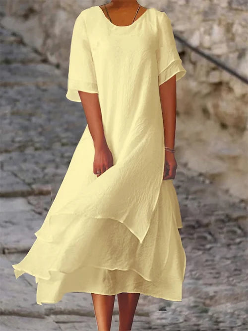 Jessica | Leichtes Kleid mit Kurzarm - Elle Zürich