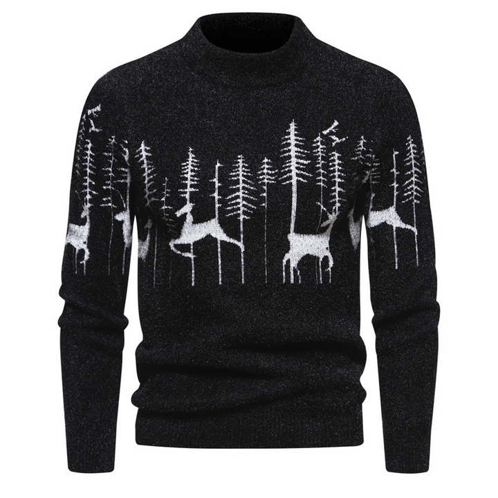 Johann | Herren Wintersweater mit Rentiermuster - Elle Zürich