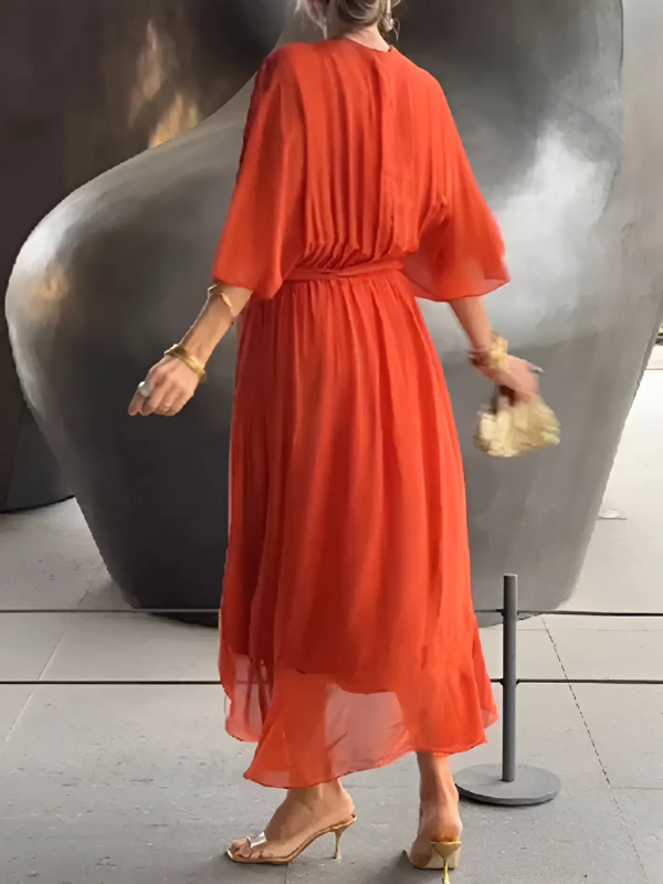 Emma | Stylisches Elegantes Wickelkleid - Elle Zürich
