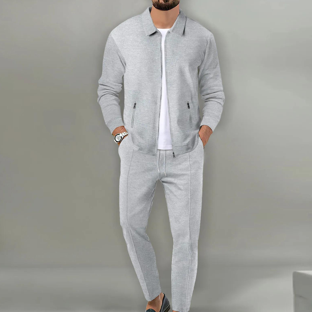 Florian | Herren Casual Zip-Up Jacken und Hosen Set - Elle Zürich