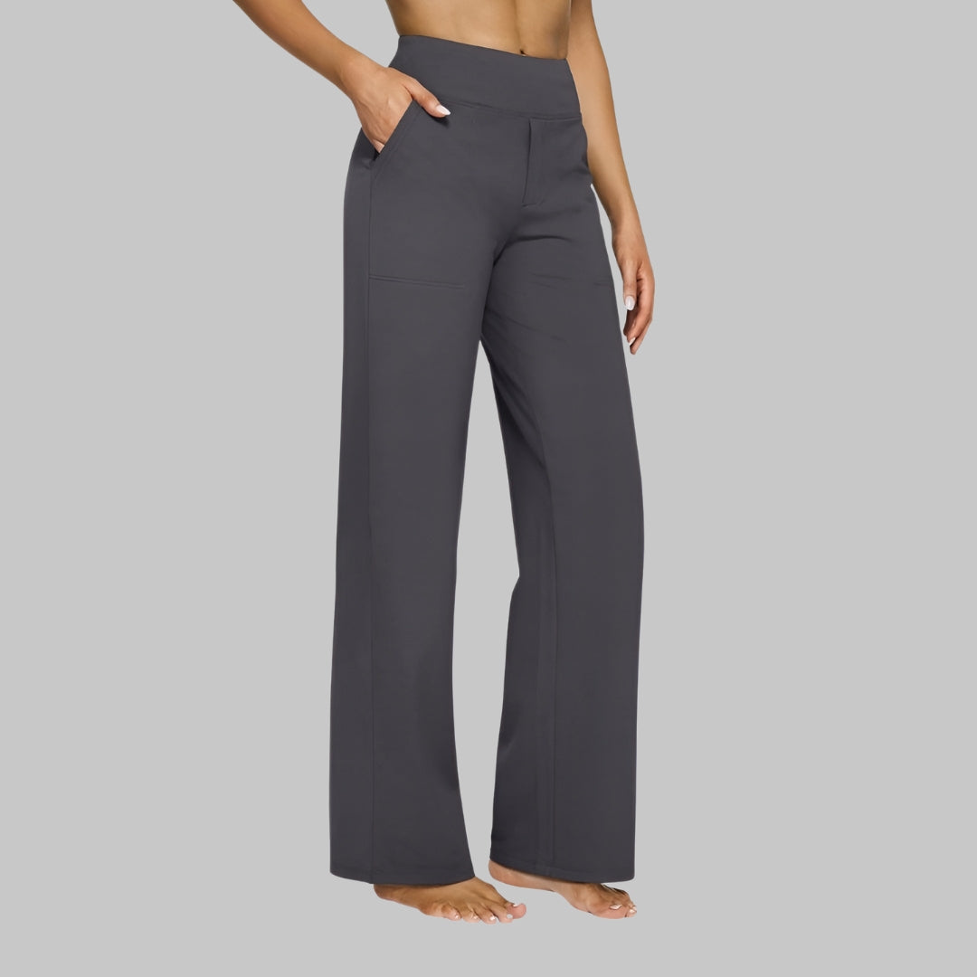 Calista | Damen Weit-Leg Hosen für Freizeit