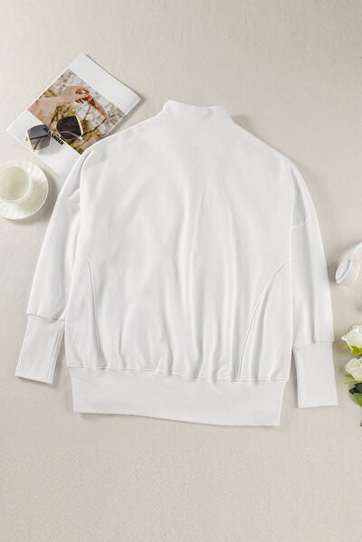 Doris | Sweatshirt mit Halbem Reißverschluss für Damen - Elle Zürich