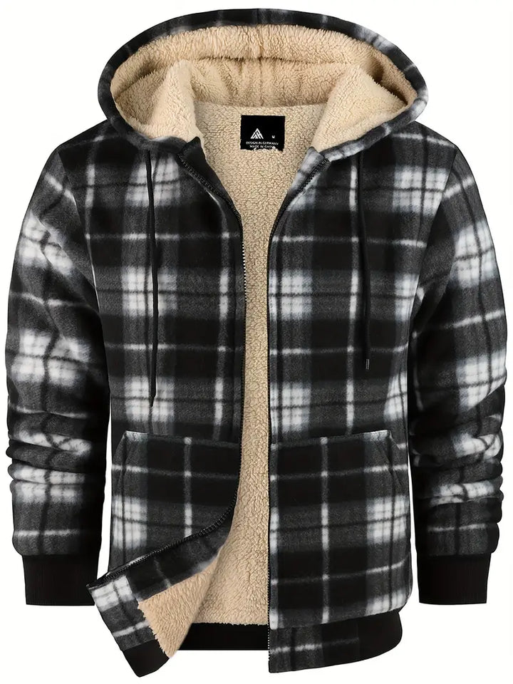 Manfred | Herren Winter-Jacke mit Reißverschluss, warmem Futter und Taschen - Elle Zürich