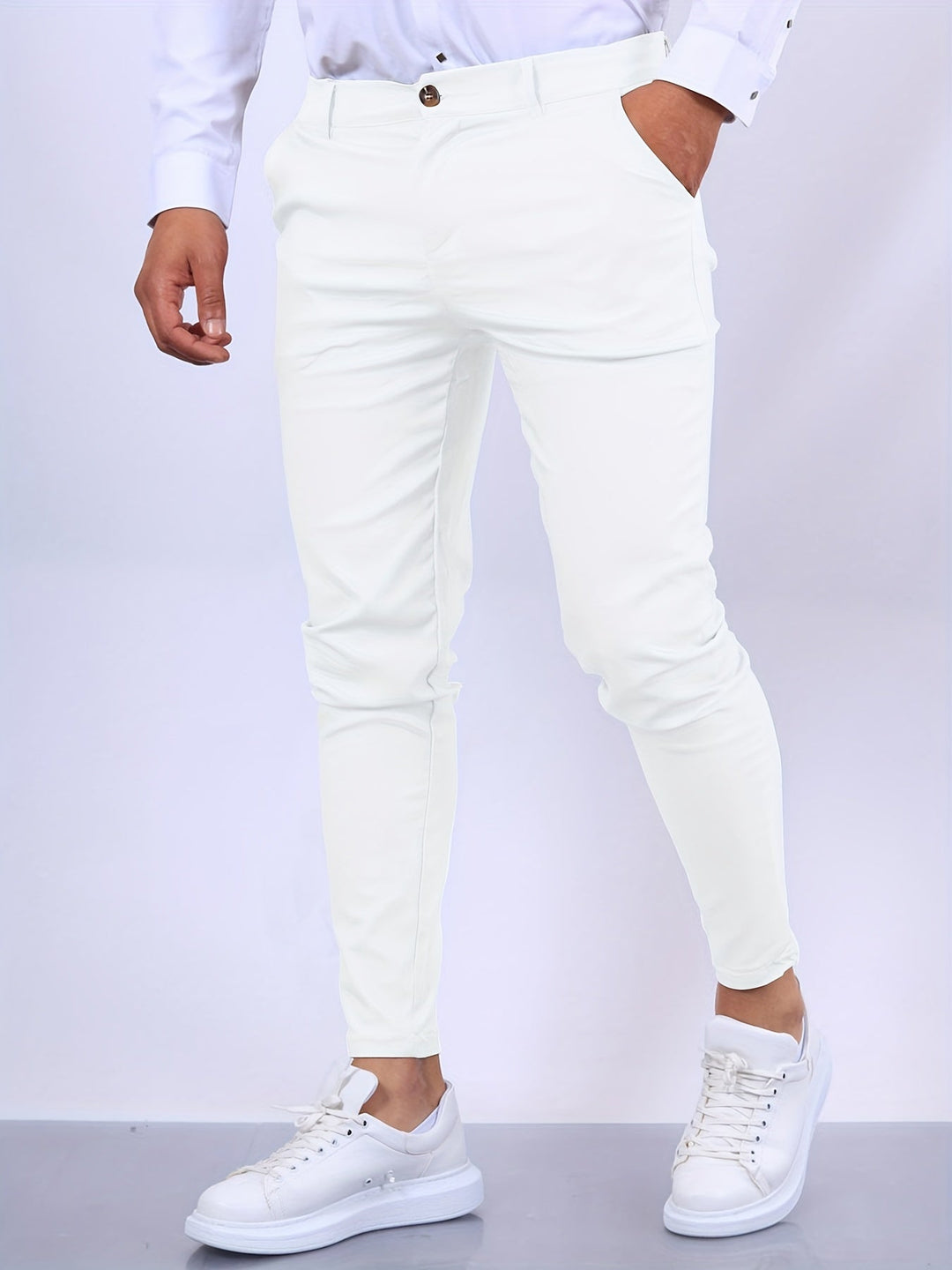 Jürgen | Slim Fit Herren Formelle Stretchhose - Elle Zürich